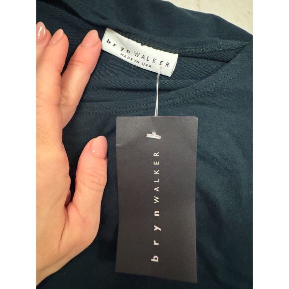 NWT Bryn Walker Forest Green Lagenlook Barrel Midi Dress 2X Minimalist Modest ✨ - Picture 7 of 8